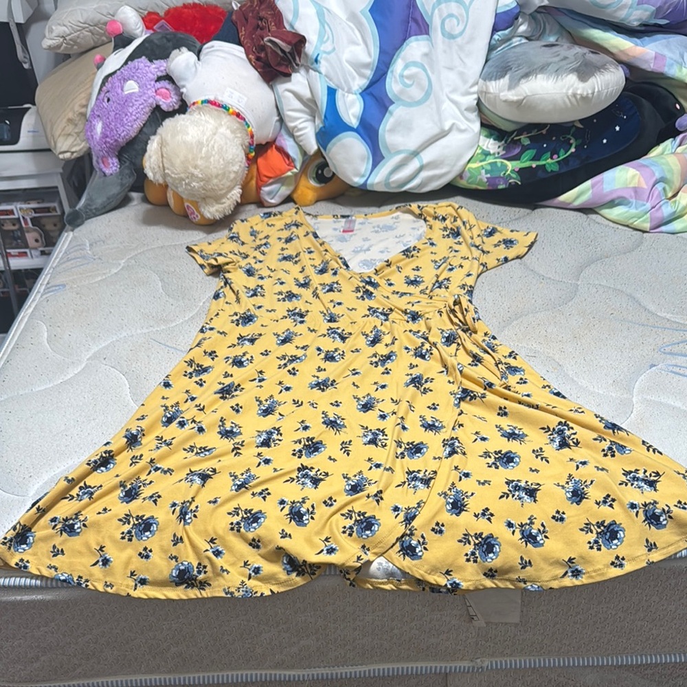 Yellow Floral Dress